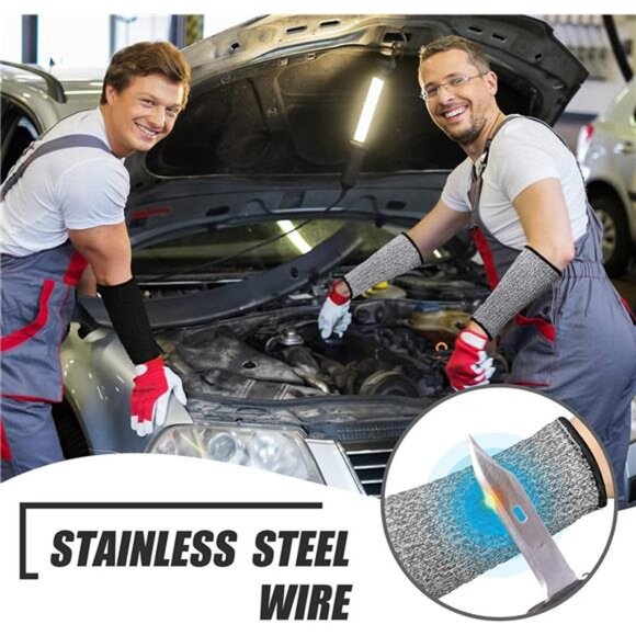 3 Pairs Arm Protectors for Thin Skin and Bruising Cut Resistant Forearm Sleeve - Picture 6 of 7